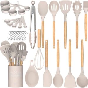 Umite Chef Kitchen Cooking Utensils Set, 33 pcs Non-Stick Si...
