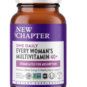 New Chapter Women’s Multivitamin 40 plus for Energy, Healthy…