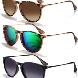 CHBP Sunglasses Womens Men Polarized UV Protection Trendy Vi...