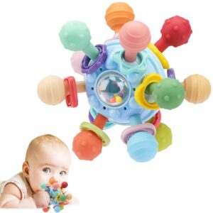 Baby Montessori Sensory Toys for 0-6 6-12 Months, Baby Teeth…