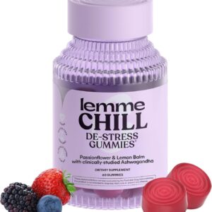 Lemme Chill Stress Relief Gummies with 300mg KSM-66 Ashwagan…