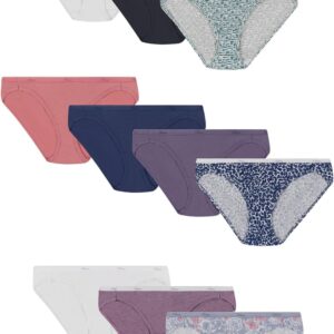 Hanes Women's Bikini Underwear Pack, Classic Cotton Bikini P...