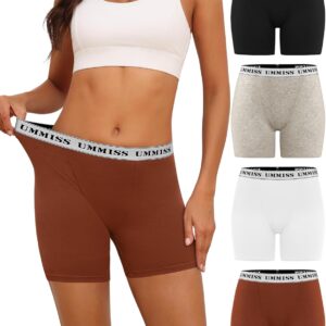 UMMISS Womens Boxer Briefs Underwear Boy Shorts Cotton Under...