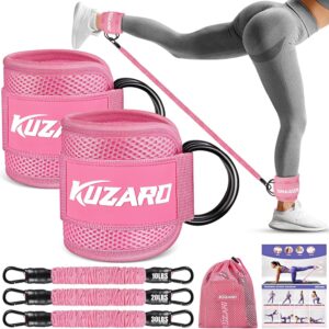 Ankle Resistance Bands with Cuffs, Ankle Weights Bands for W...