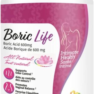 NutraBlast Boric Acid Vaginal Suppositories - 100% Pure Made...