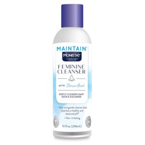 Monistat Boric Acid Feminine Wash, Fragrance-Free Intimate W...