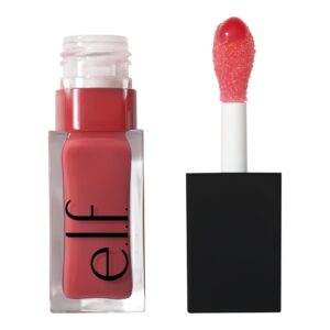 e.l.f. Glow Reviver Lip Oil, Nourishing Tinted Lip Oil For A...