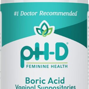 pH-D Feminine Health Support - 600 mg Boric Acid Suppositori...