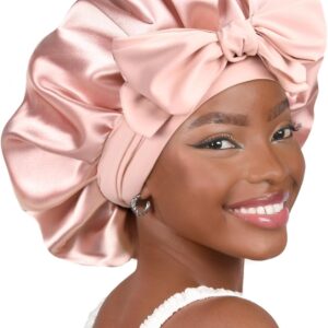 YANIBEST Silk Bonnet for Sleeping Women Adjustable Double La...