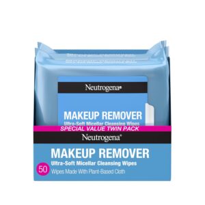 Neutrogena Makeup Remover Wipes Micellar Alcohol-Free Face T...