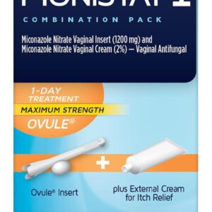 Monistat 1-Day Yeast Infection Treatment for Women, 1 Micona...