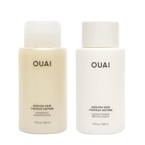 OUAI Medium Hair Shampoo and Conditioner Set - Sulfate-Free ...