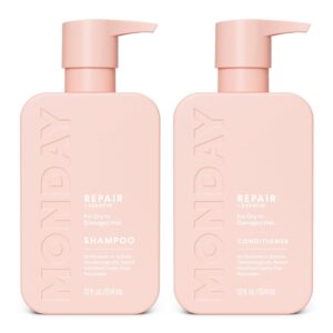 MONDAY HAIRCARE Repair Shampoo and Conditioner Set (12 oz) F...