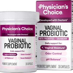 Physician's CHOICE Vaginal Probiotics for Women - Moisture, ...