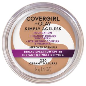 COVERGIRL & Olay Simply Ageless Instant Wrinkle-Defying Foun...