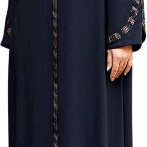 istanbul styles Women’s Abaya Long Sleeve Open Quarry Floor …