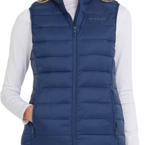 Spyder Womens Puffer Vest – Lightweight Sleeveless Puffer Ve…